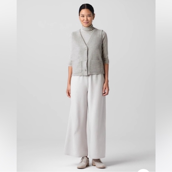 Eileen Fisher Jackets & Blazers - NWT Eileen Fisher Lightweight Boiled Wool Vest in Regenerative Wool